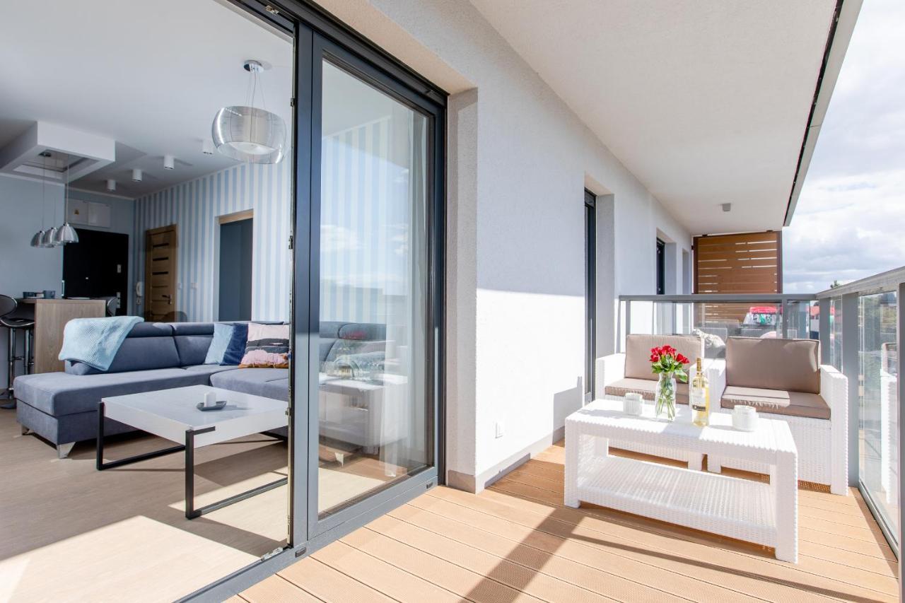 Apartament Blekitny Gardenia Dziwnow Z Widokiem Na Morze Epapartamenty 外观 照片